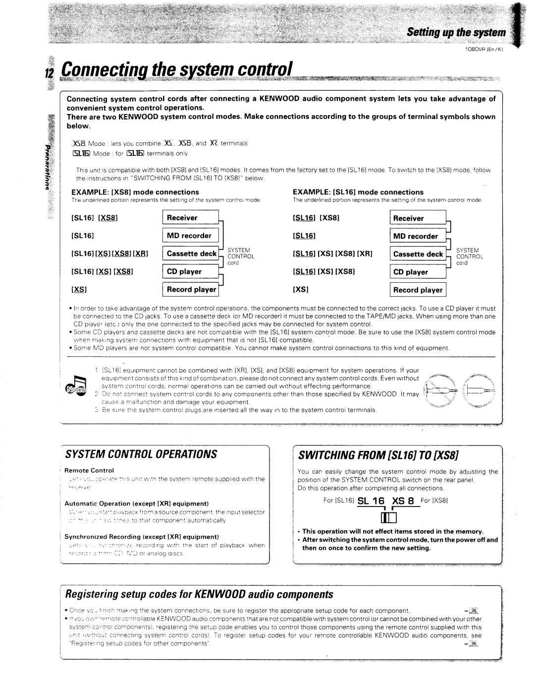 Kenwood 1080VR manual 