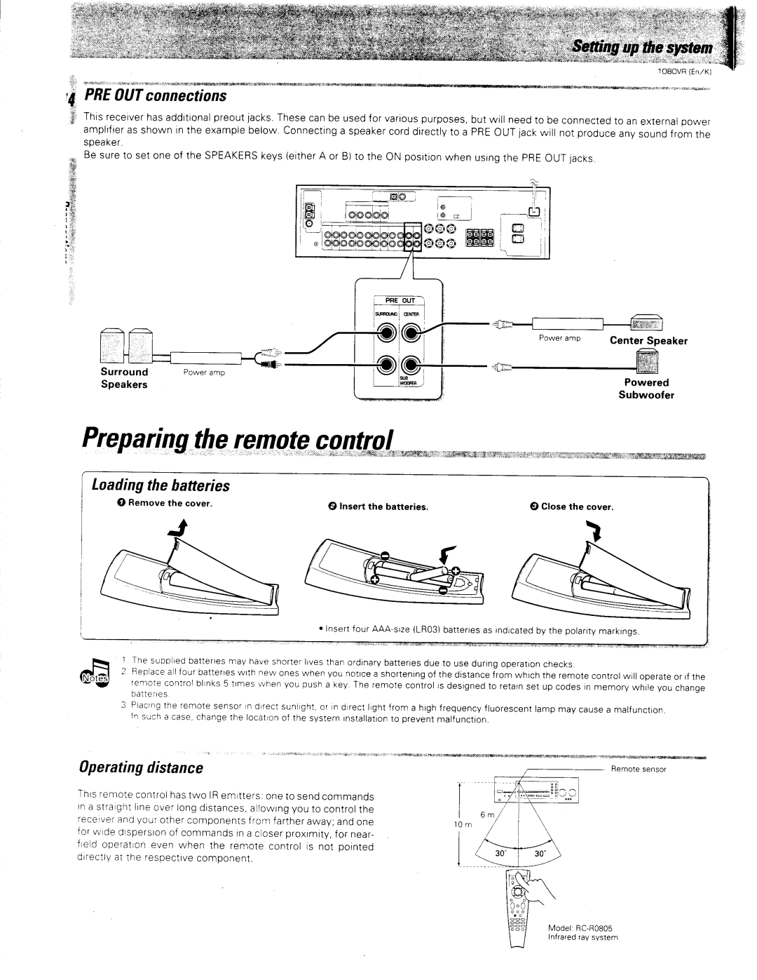 Kenwood 1080VR manual 