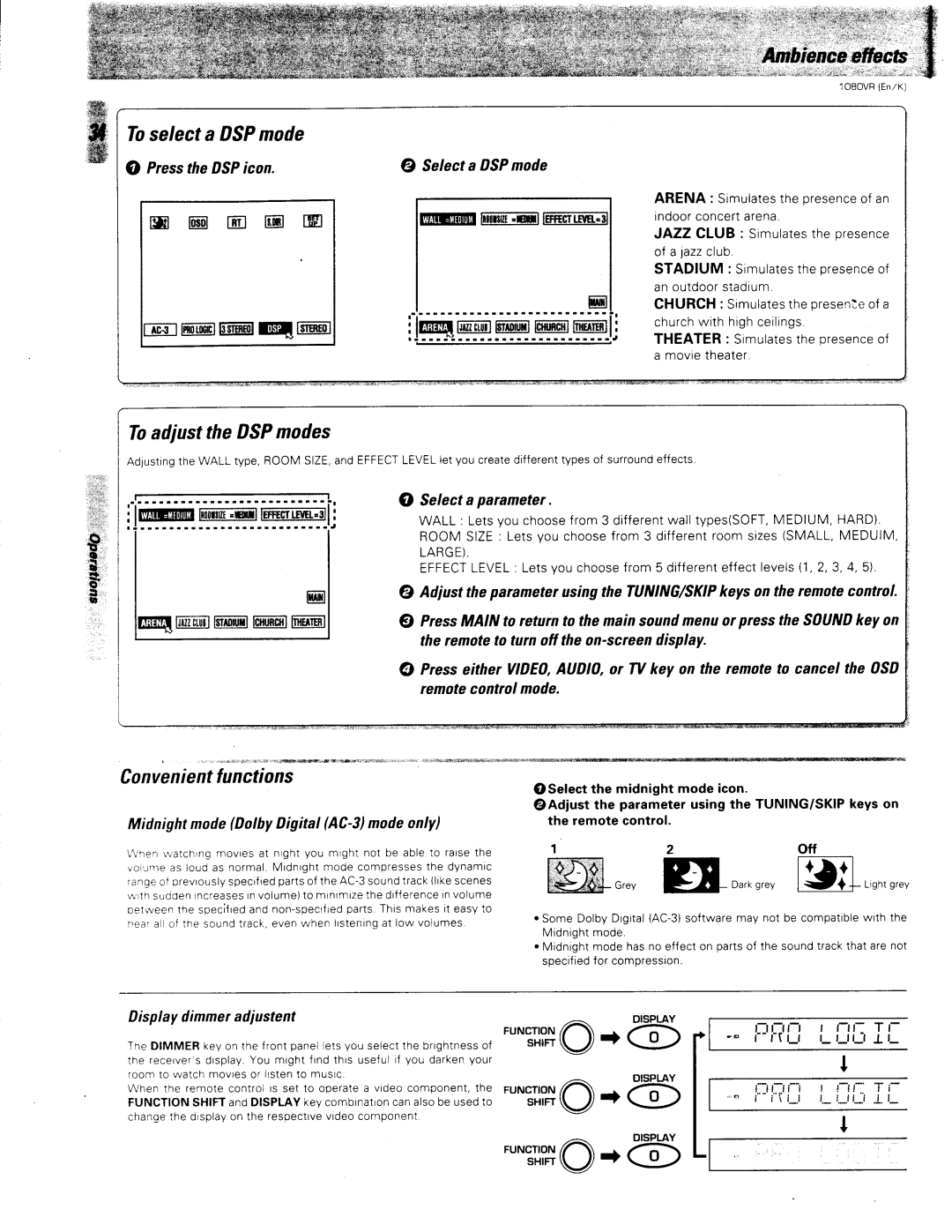 Kenwood 1080VR manual 