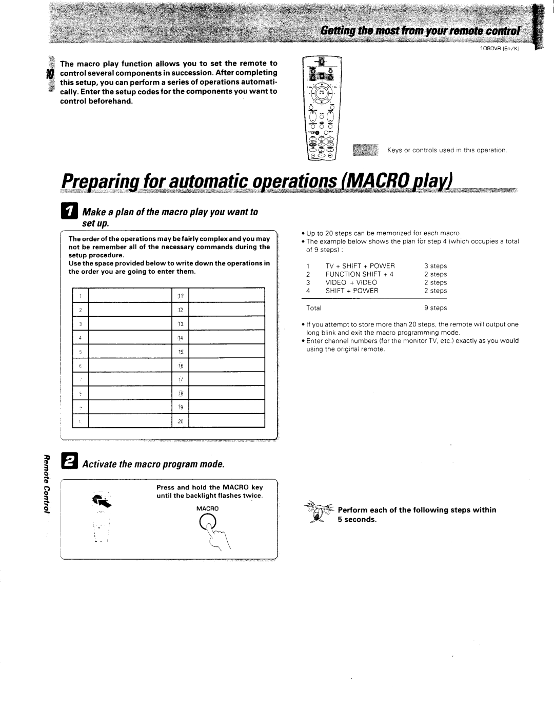 Kenwood 1080VR manual 