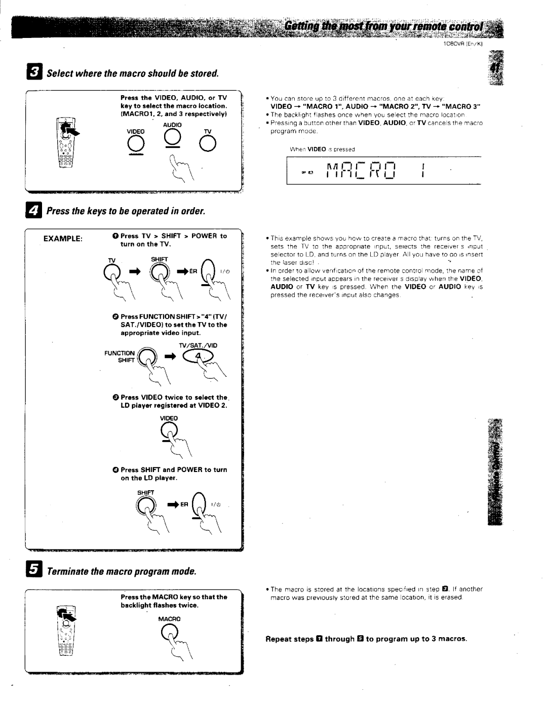 Kenwood 1080VR manual 