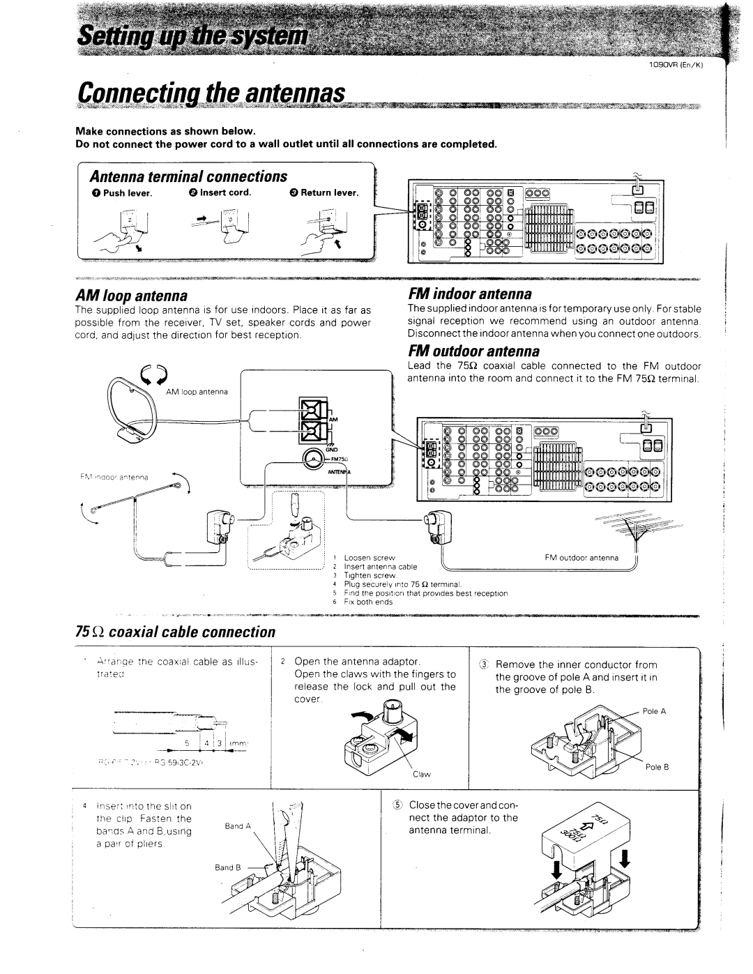 Kenwood 1090VR manual 