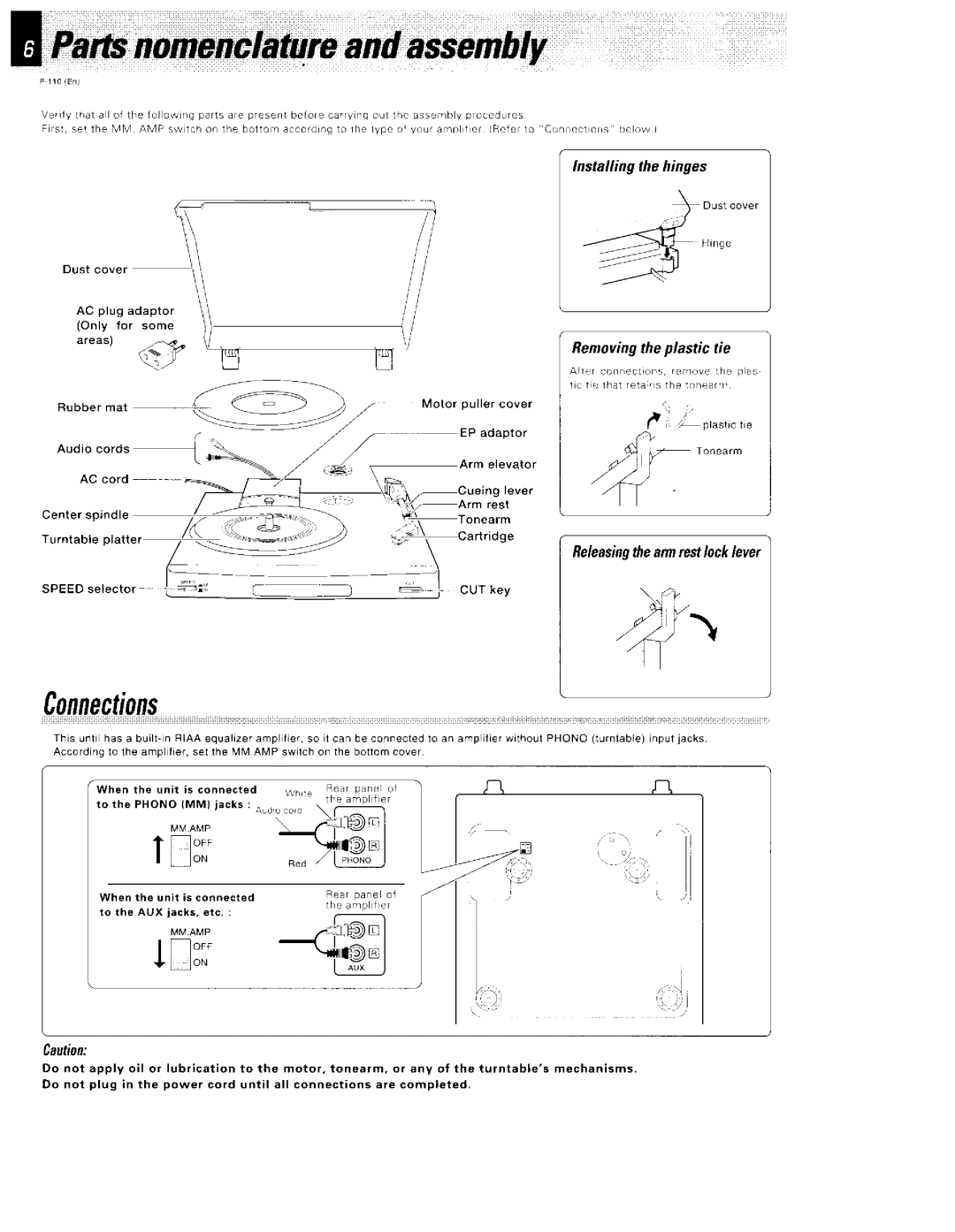 Kenwood 110 manual 