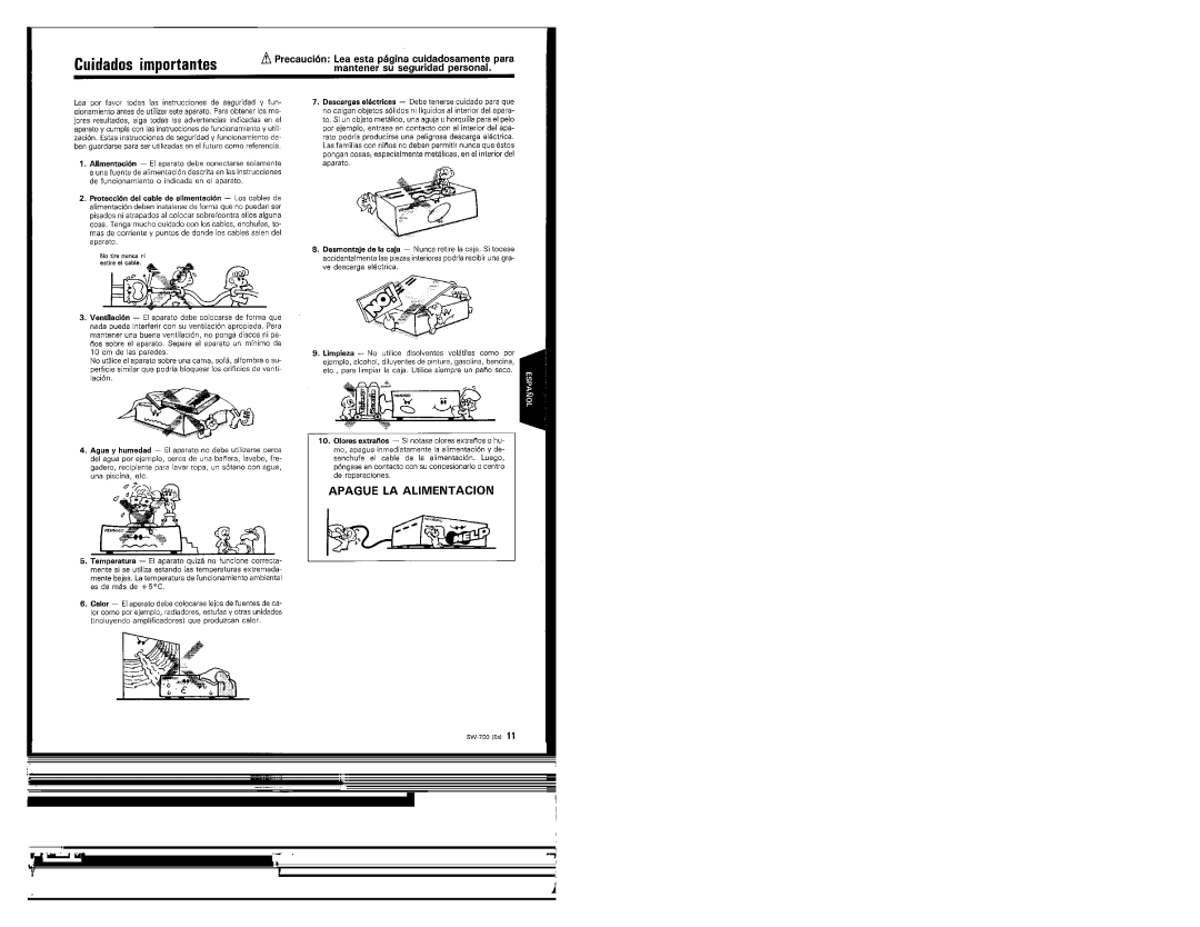 Kenwood Speaker, 368, SW-700 manual 