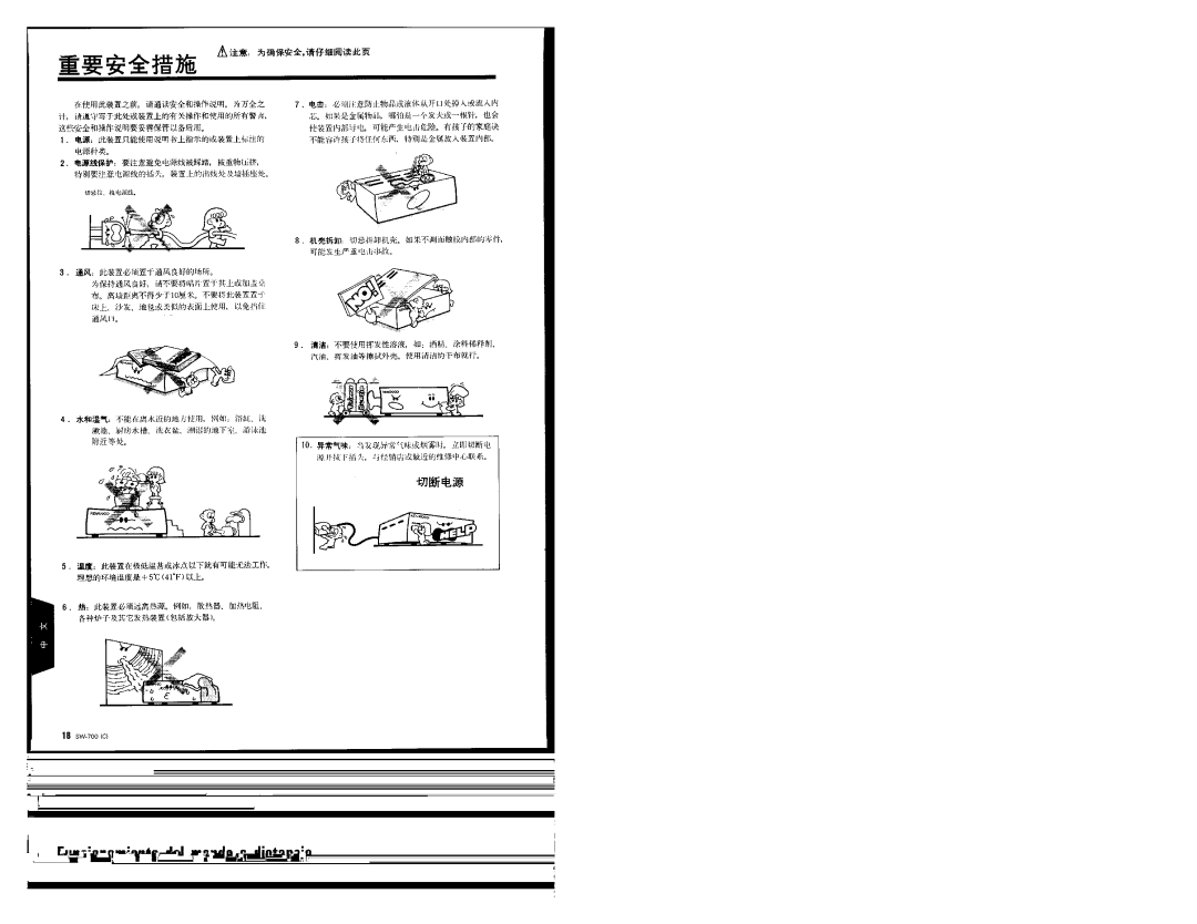 Kenwood 368, SW-700, Speaker manual 