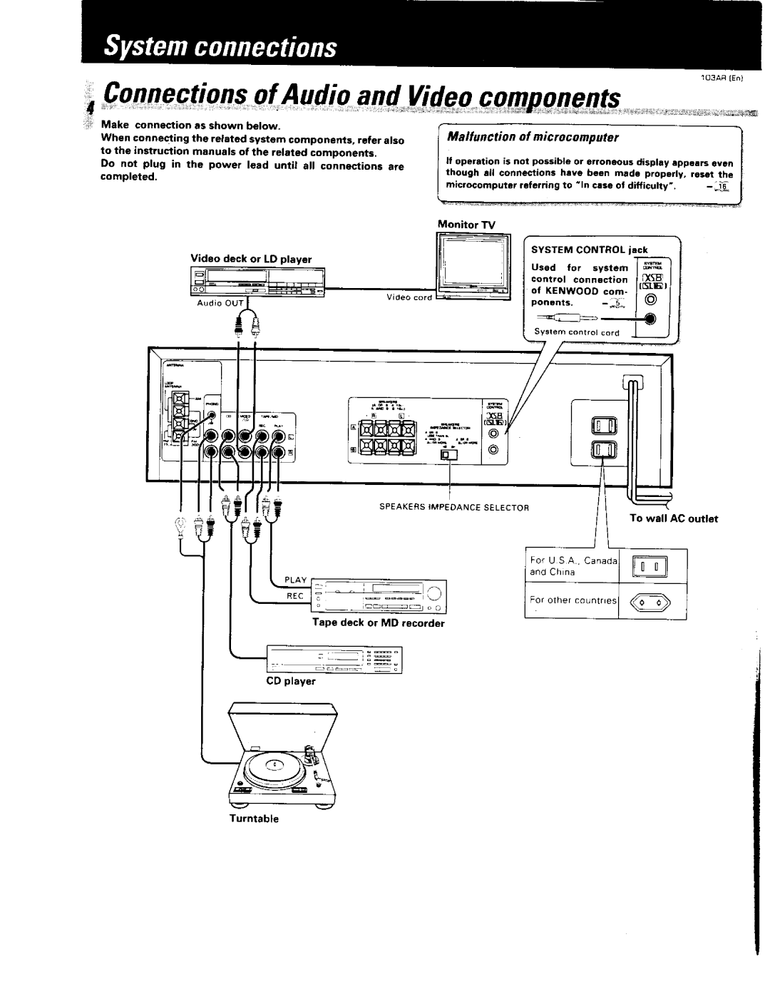 Kenwood 103AR, 376, Stereo Receiver manual 