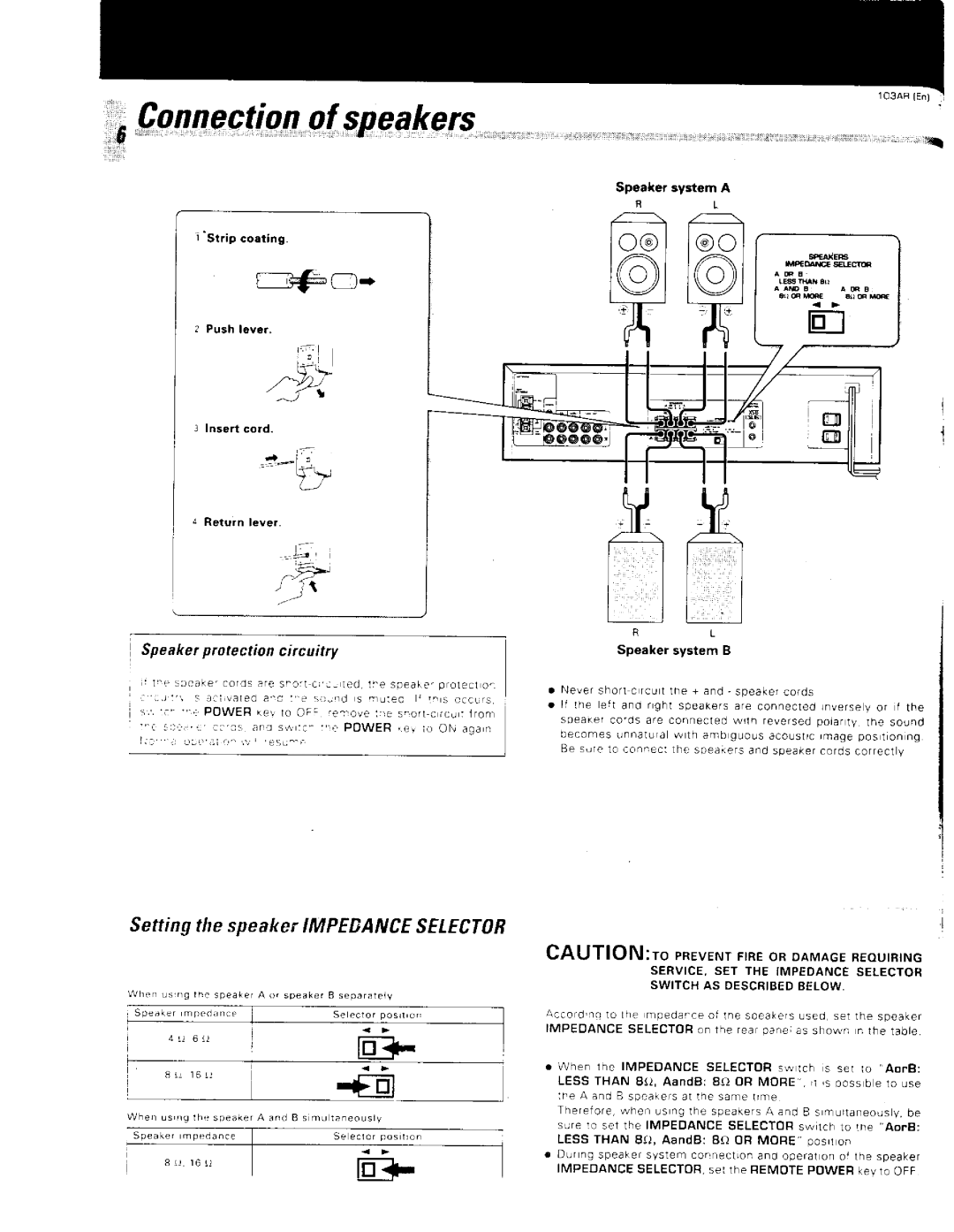 Kenwood 376, 103AR, Stereo Receiver manual 