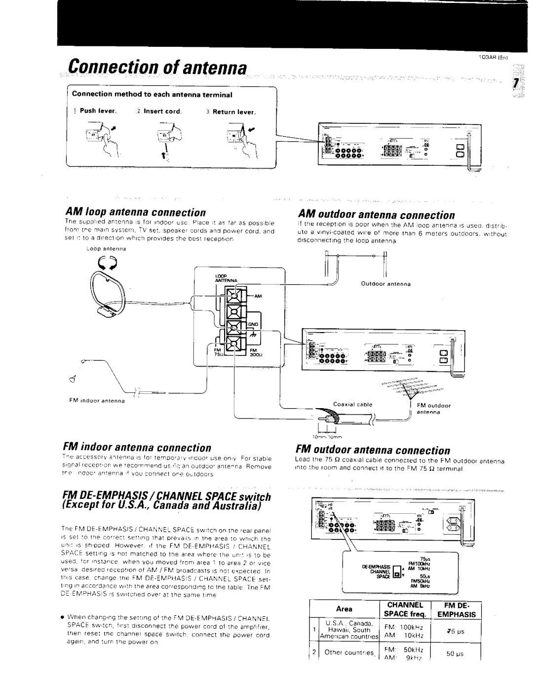 Kenwood 103AR, 376, Stereo Receiver manual 