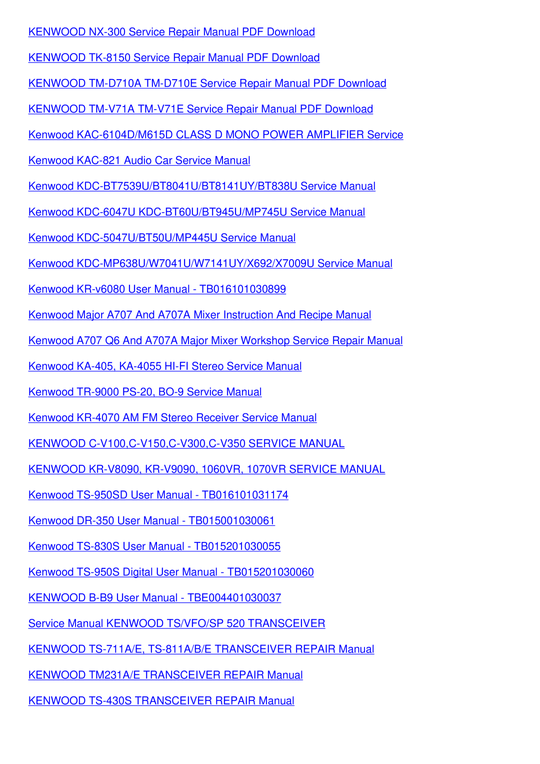 Kenwood 382md user manual 