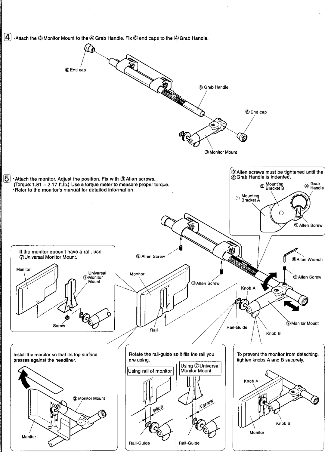 Kenwood SK-701RM, 411, TV Mount manual 