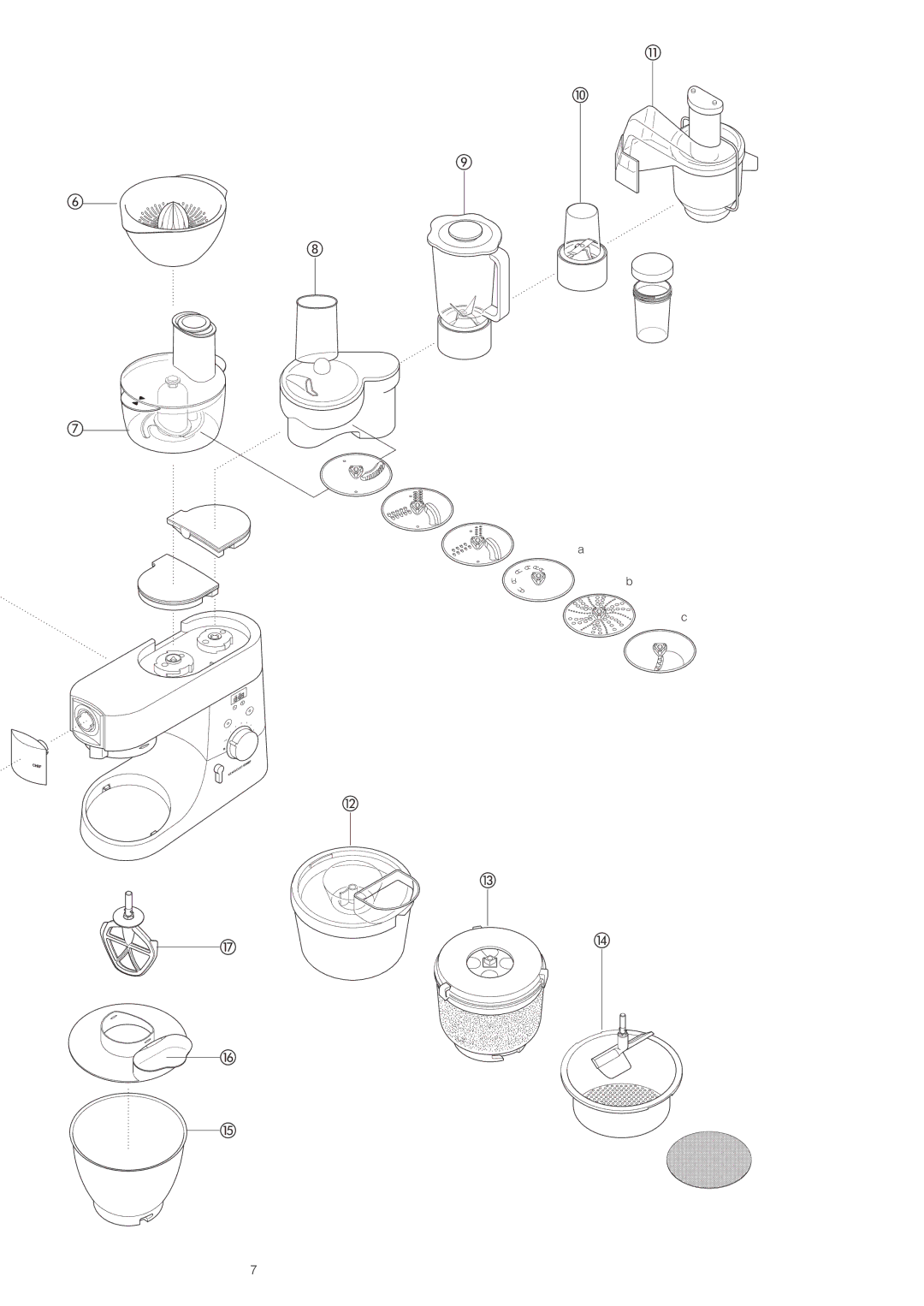 Kenwood Chef KM030 series/Major KM040 series manual Min 