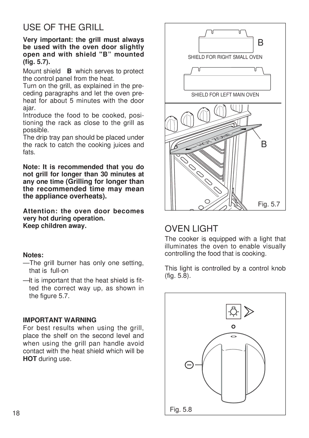 Kenwood CK 300 manual Shield for Right Small Oven 