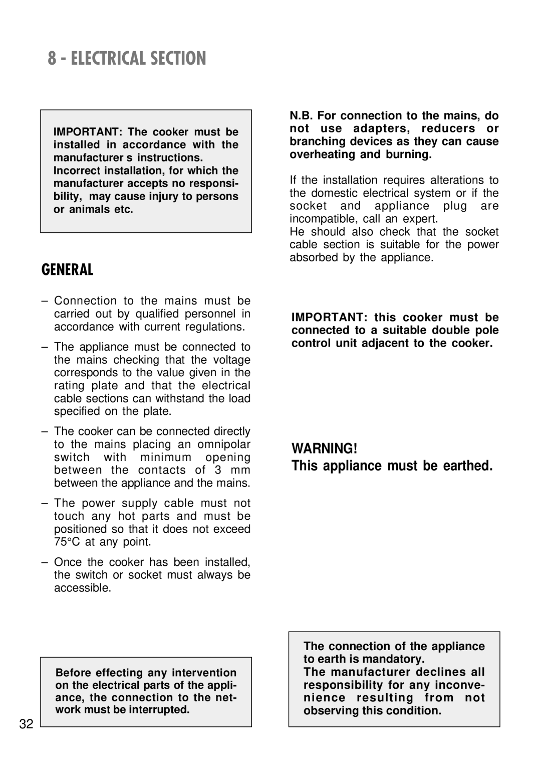 Kenwood CK 680 manual Electrical Section, General 