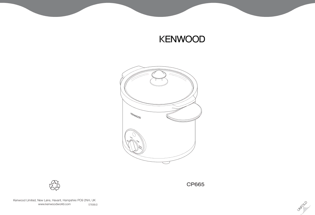 Kenwood CP665 manual 