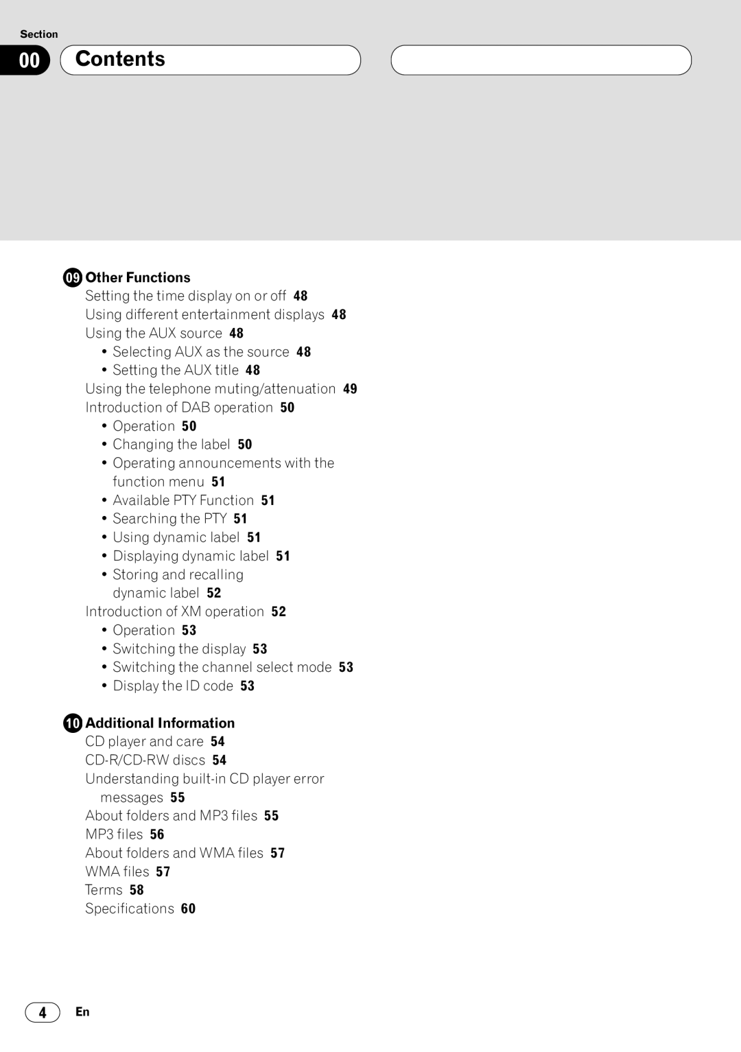 Kenwood CRD3569-A operation manual Other Functions 