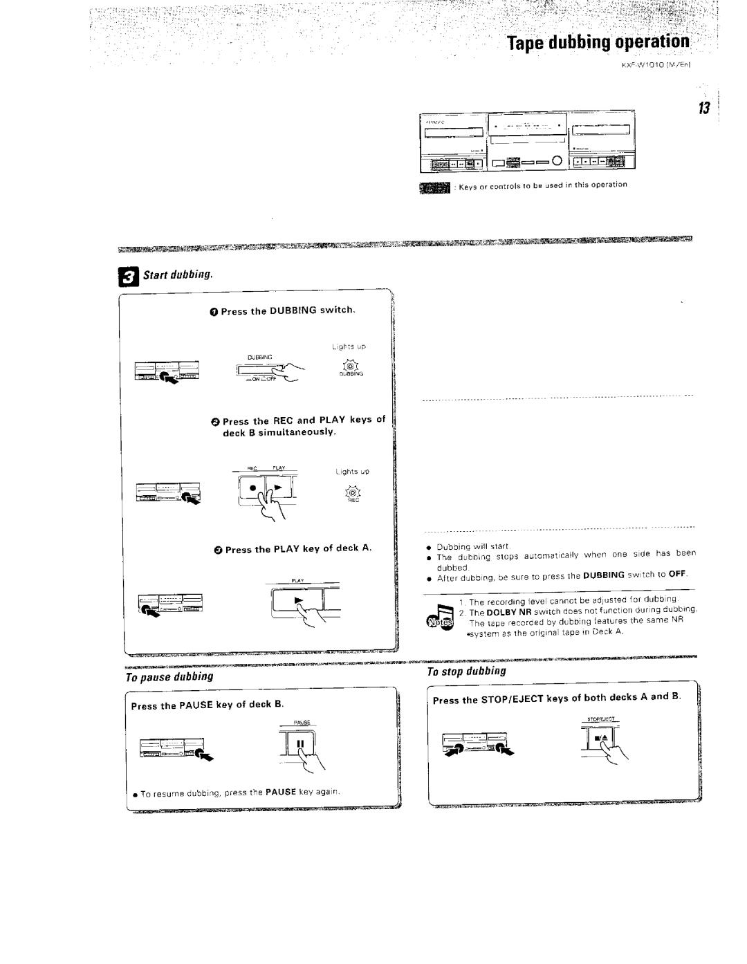 Kenwood KXF-W1010, CT-201 manual 