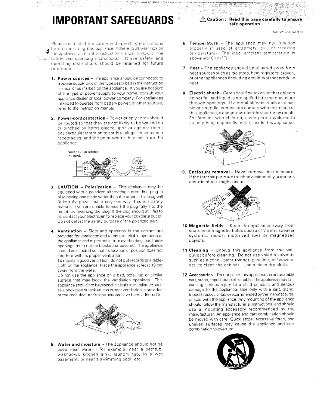 Kenwood CT-201, KXF-W1010 manual 