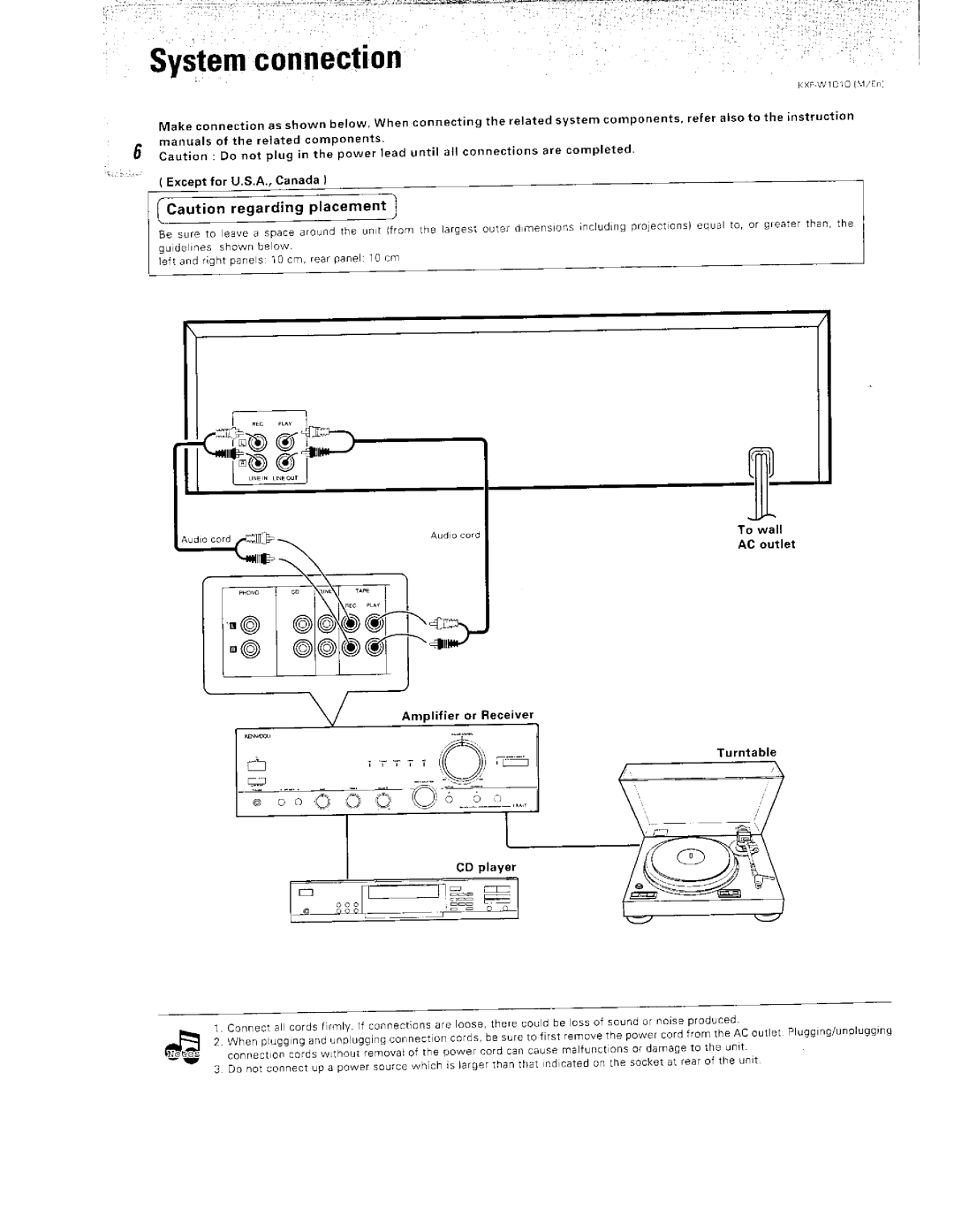 Kenwood CT-201, KXF-W1010 manual 