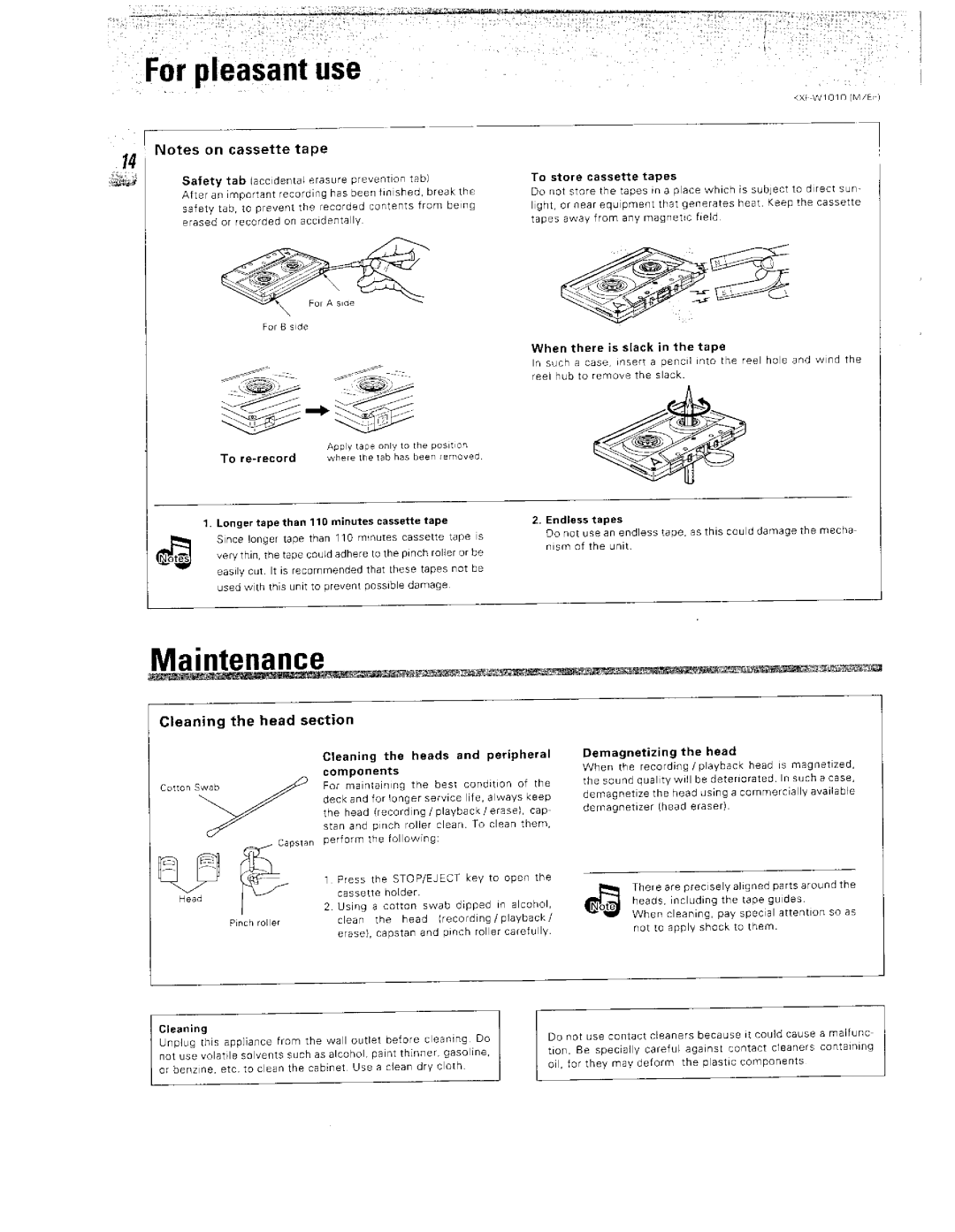 Kenwood CT-201, KXF-W1010 manual 