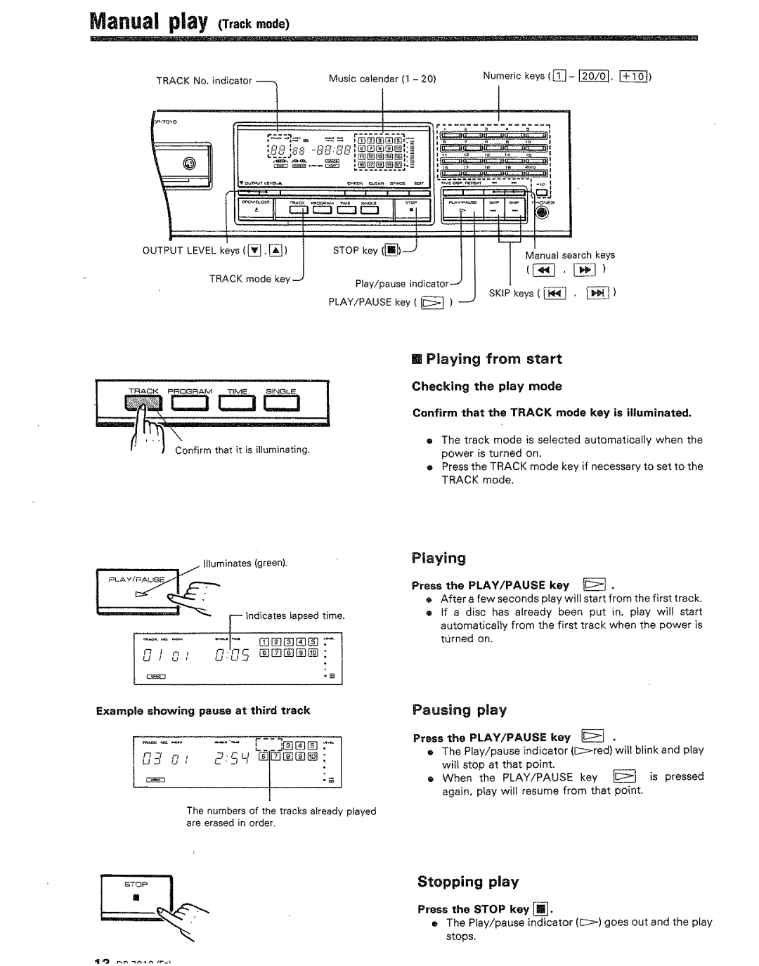 Kenwood DP-7010 manual 