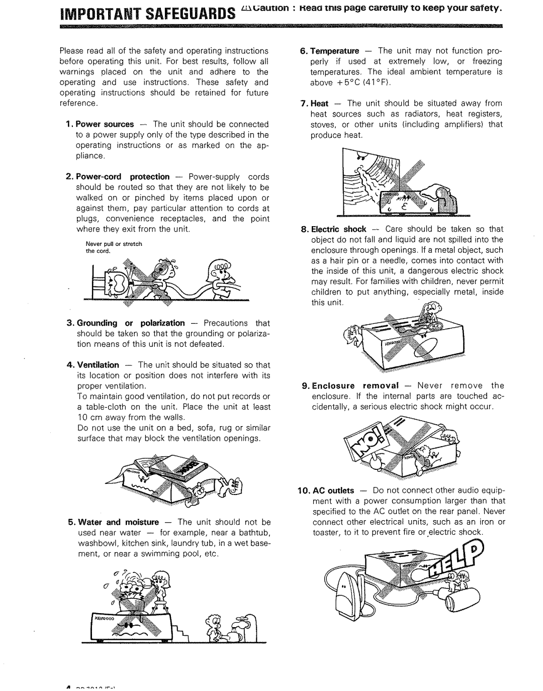 Kenwood DP-7010 manual 