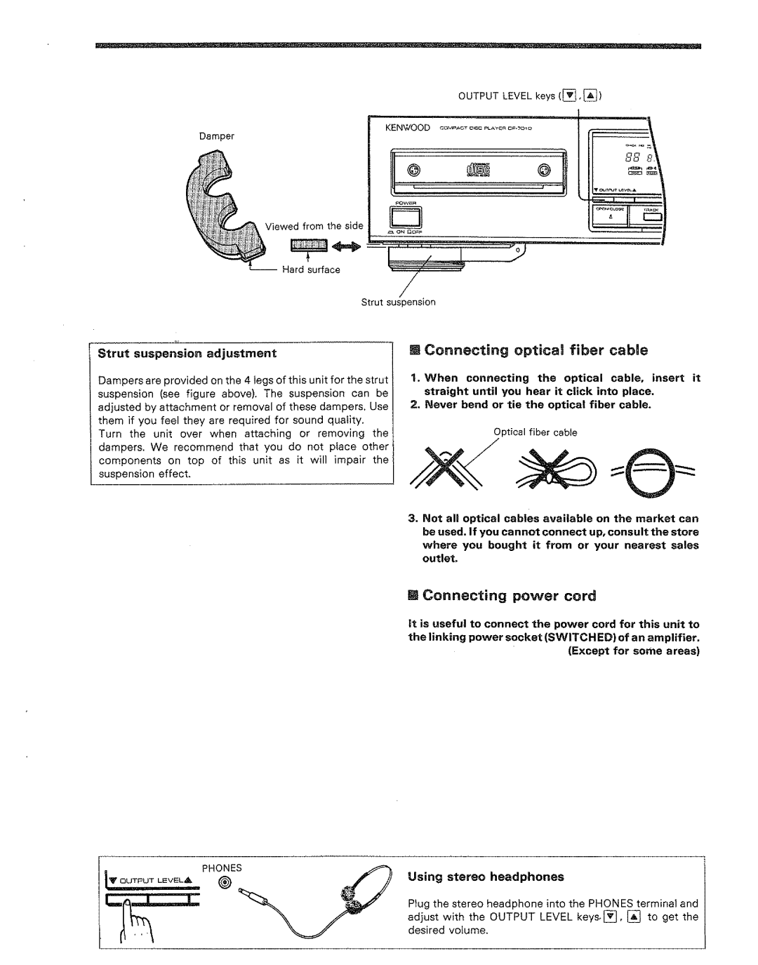 Kenwood DP-7010 manual 