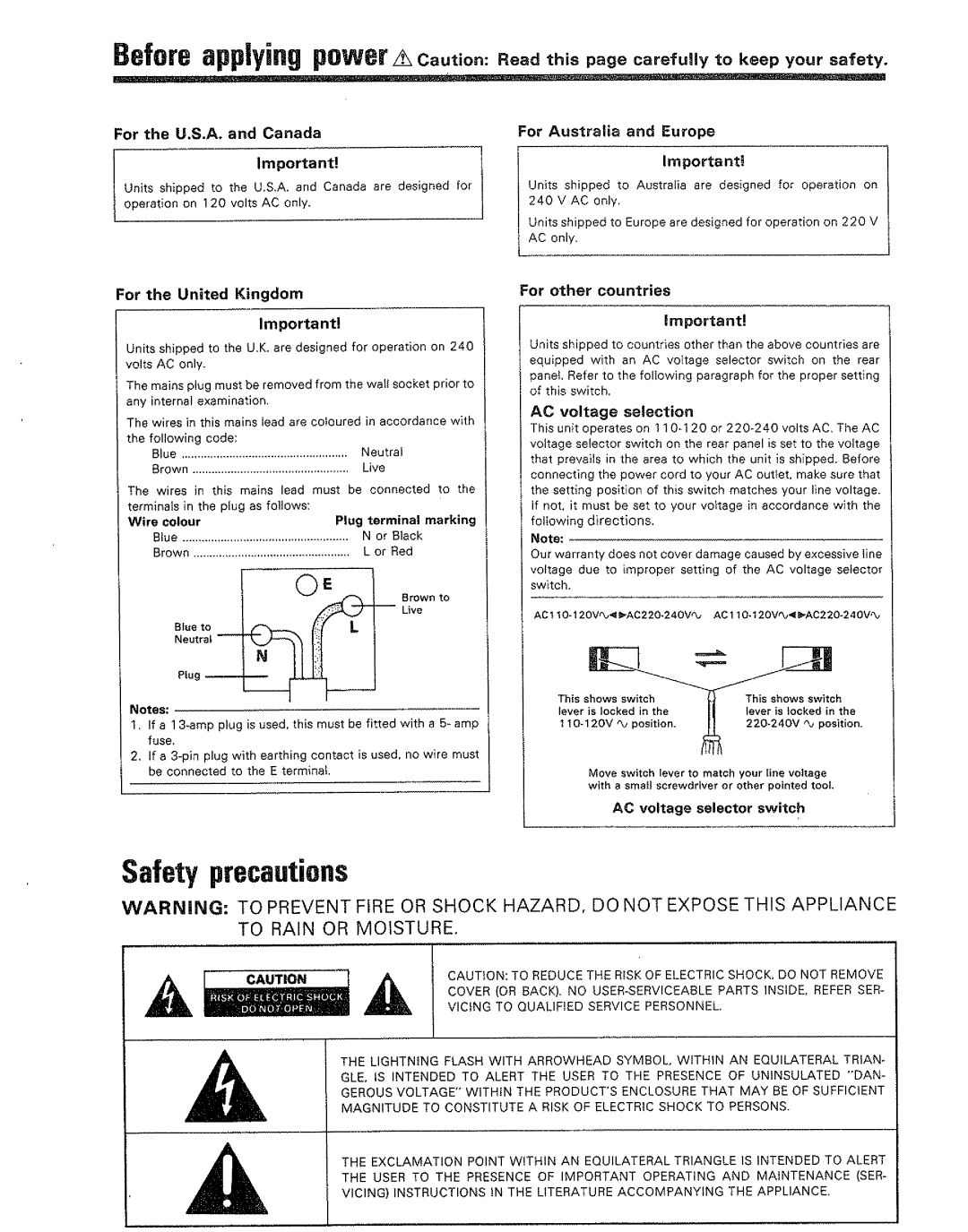 Kenwood DP-M4010 manual 