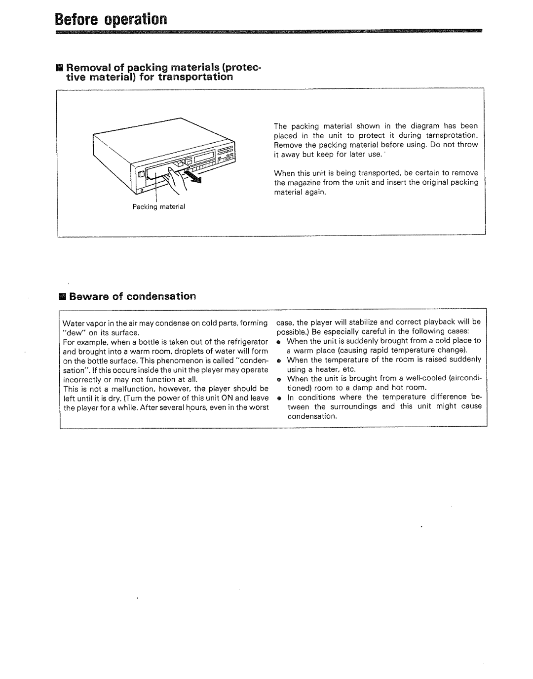 Kenwood DP-M4010 manual 