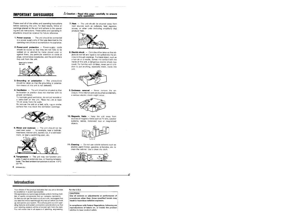 Kenwood DP-R4440 manual 