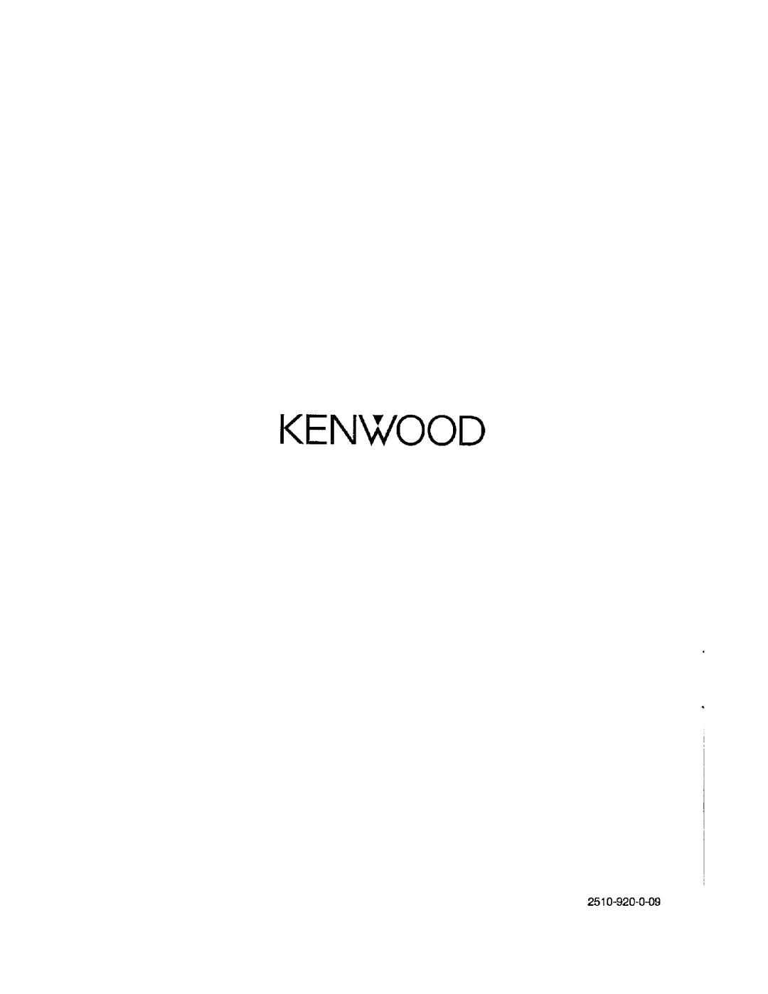 Kenwood DPC-141 manual 