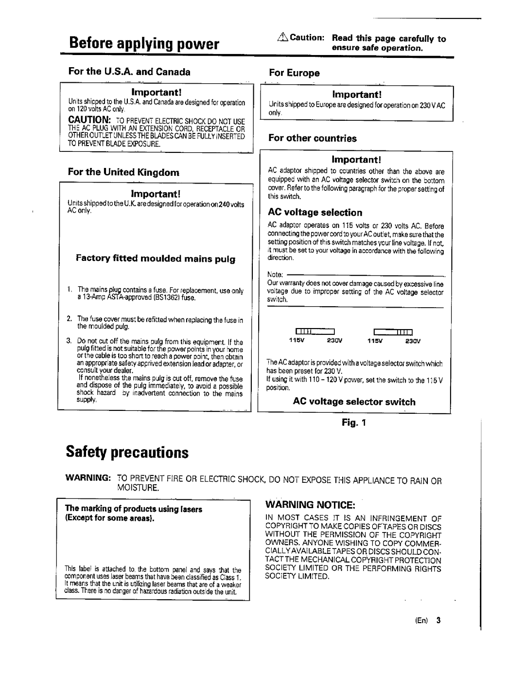 Kenwood DPC-141 manual 