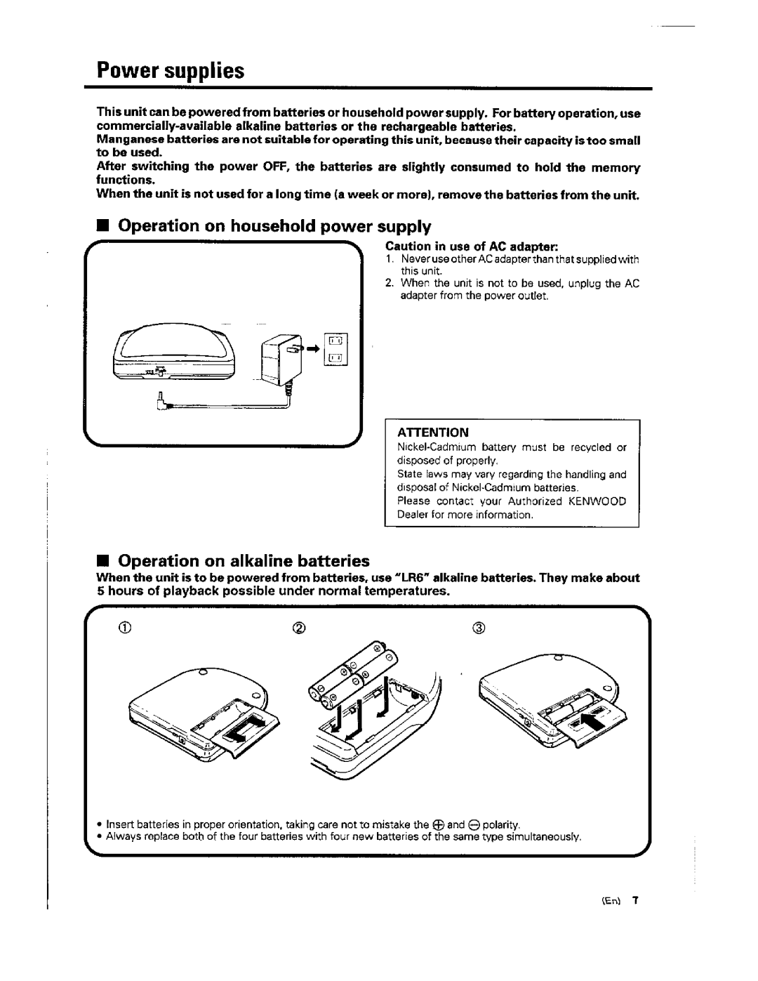 Kenwood DPC-141 manual 