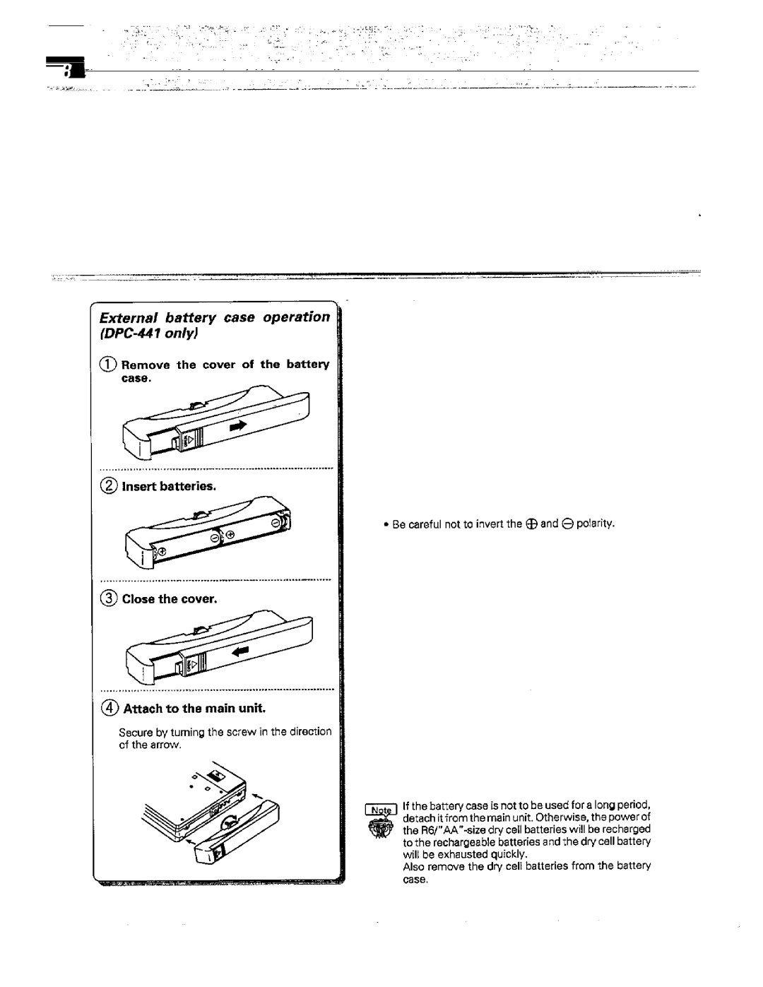 Kenwood DPC-341, DPC-441 manual 