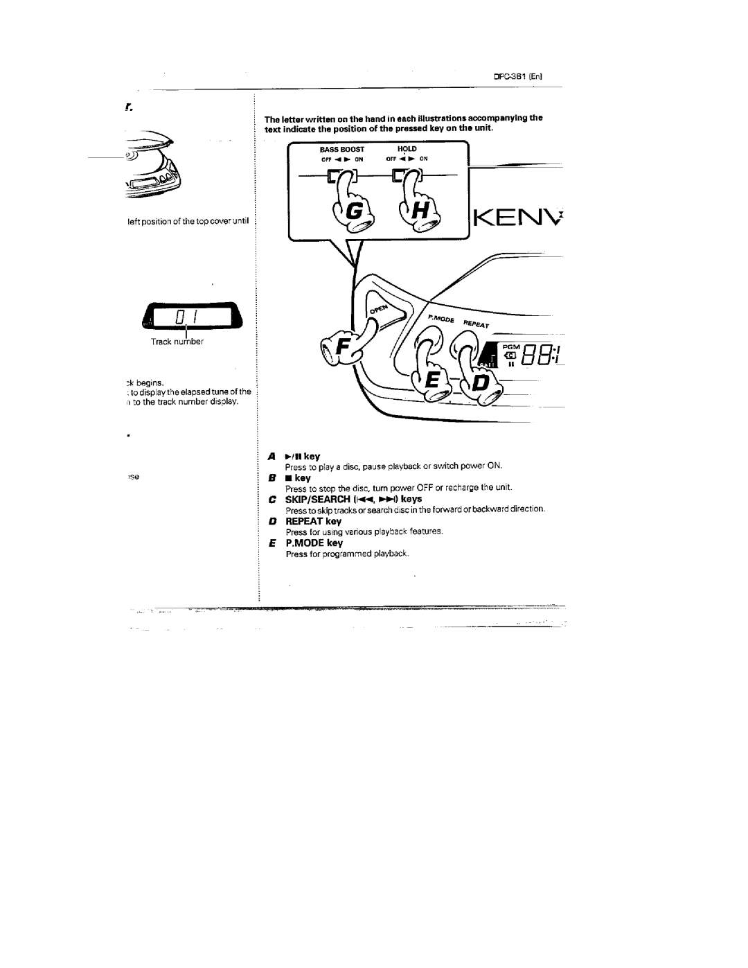 Kenwood DPC-361 manual 