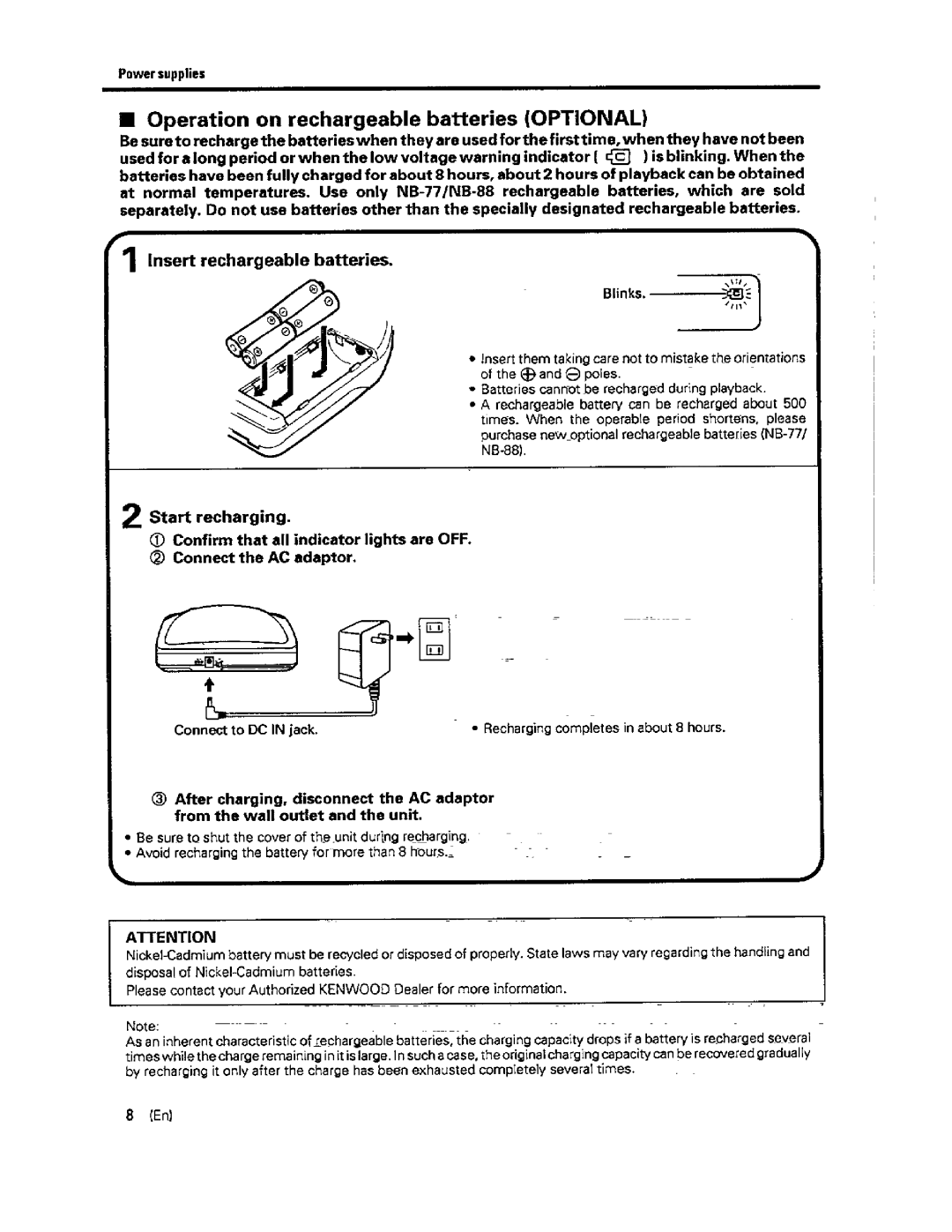 Kenwood DPC-451 manual 