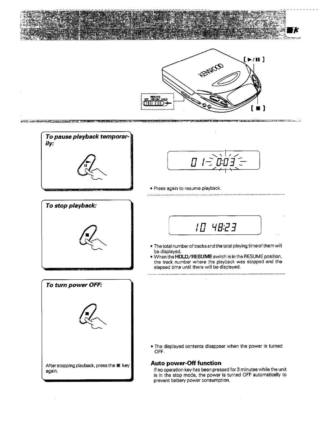 Kenwood DPC-641, DPC-541, DPC-741, DPC-542 manual 