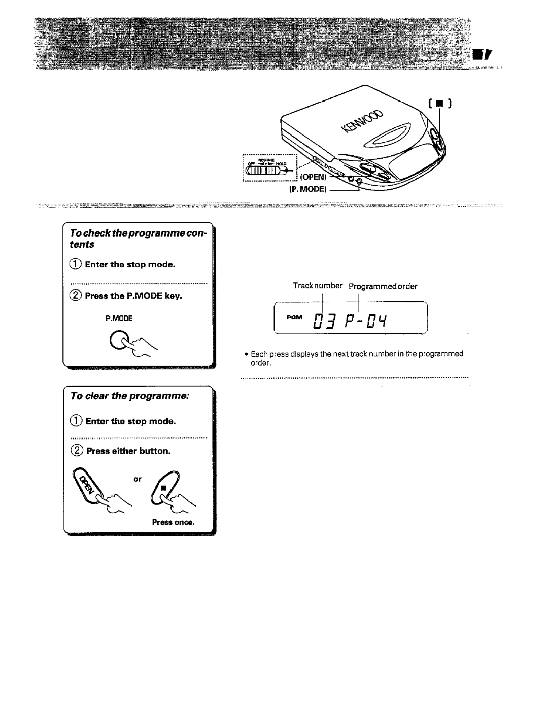 Kenwood DPC-641, DPC-541, DPC-741, DPC-542 manual 