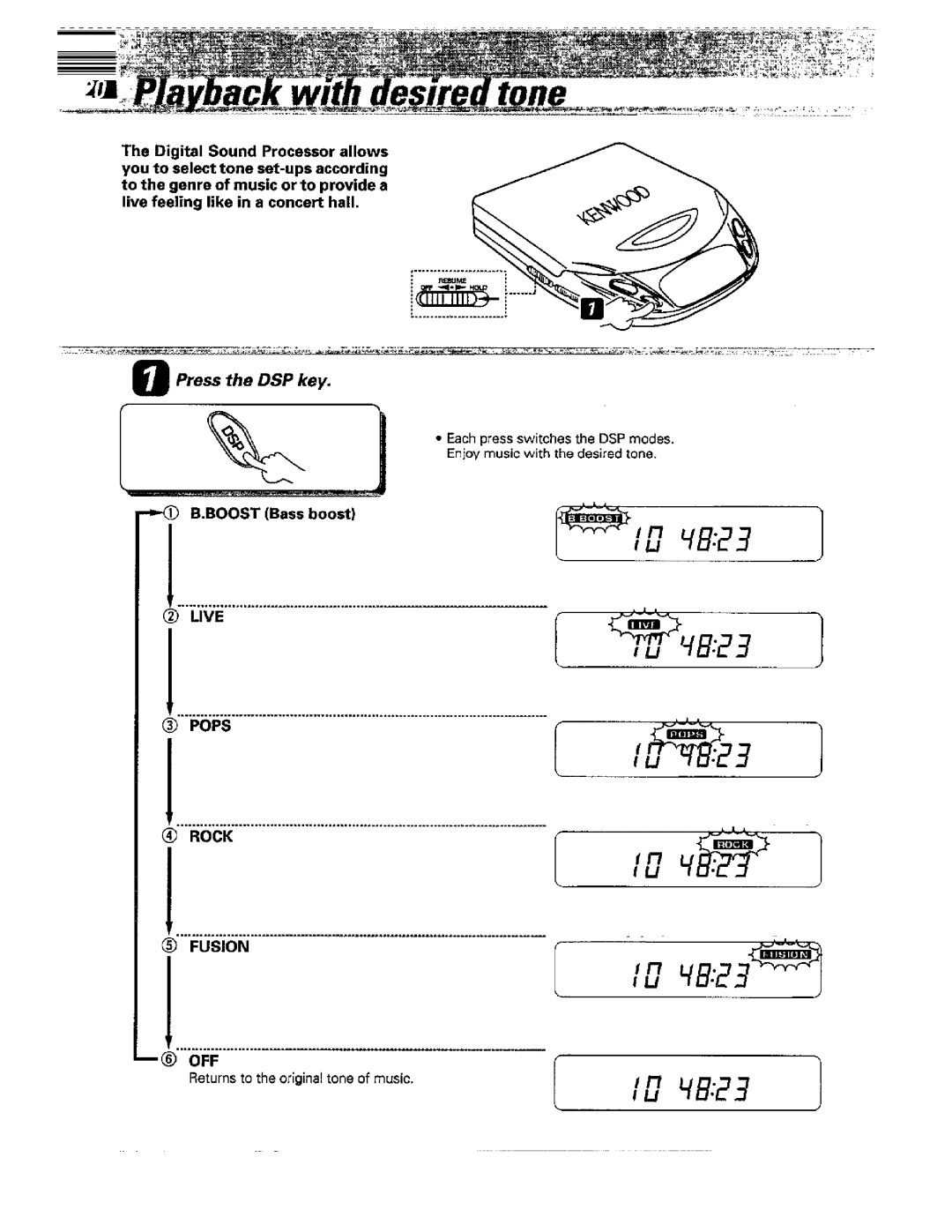 Kenwood DPC-541, DPC-641, DPC-741, DPC-542 manual 