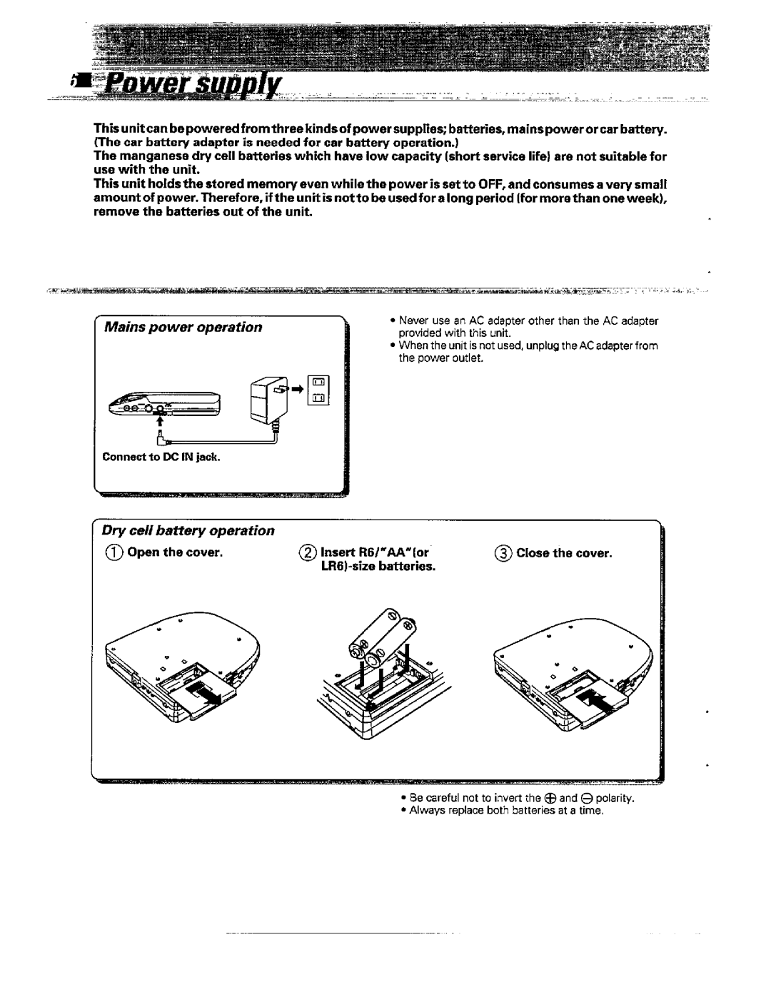 Kenwood DPC-741, DPC-541, DPC-641, DPC-542 manual 