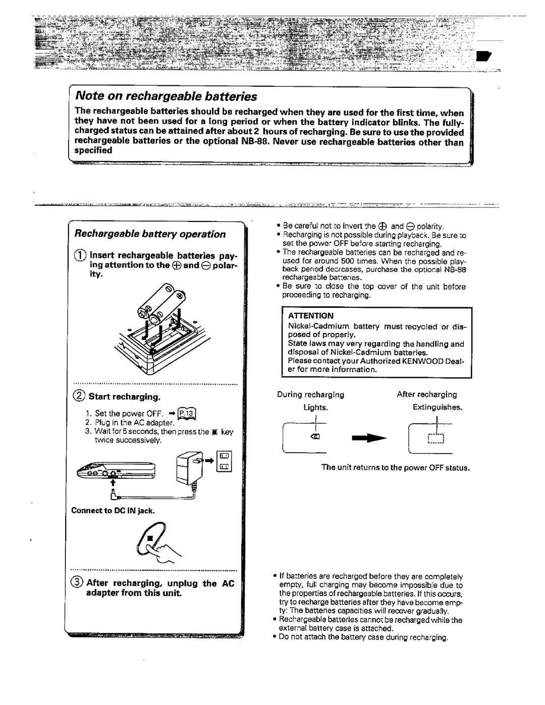 Kenwood DPC-542, DPC-541, DPC-641, DPC-741 manual 