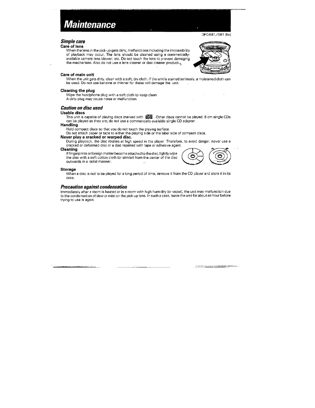Kenwood DPC-561, DPC-661 manual 