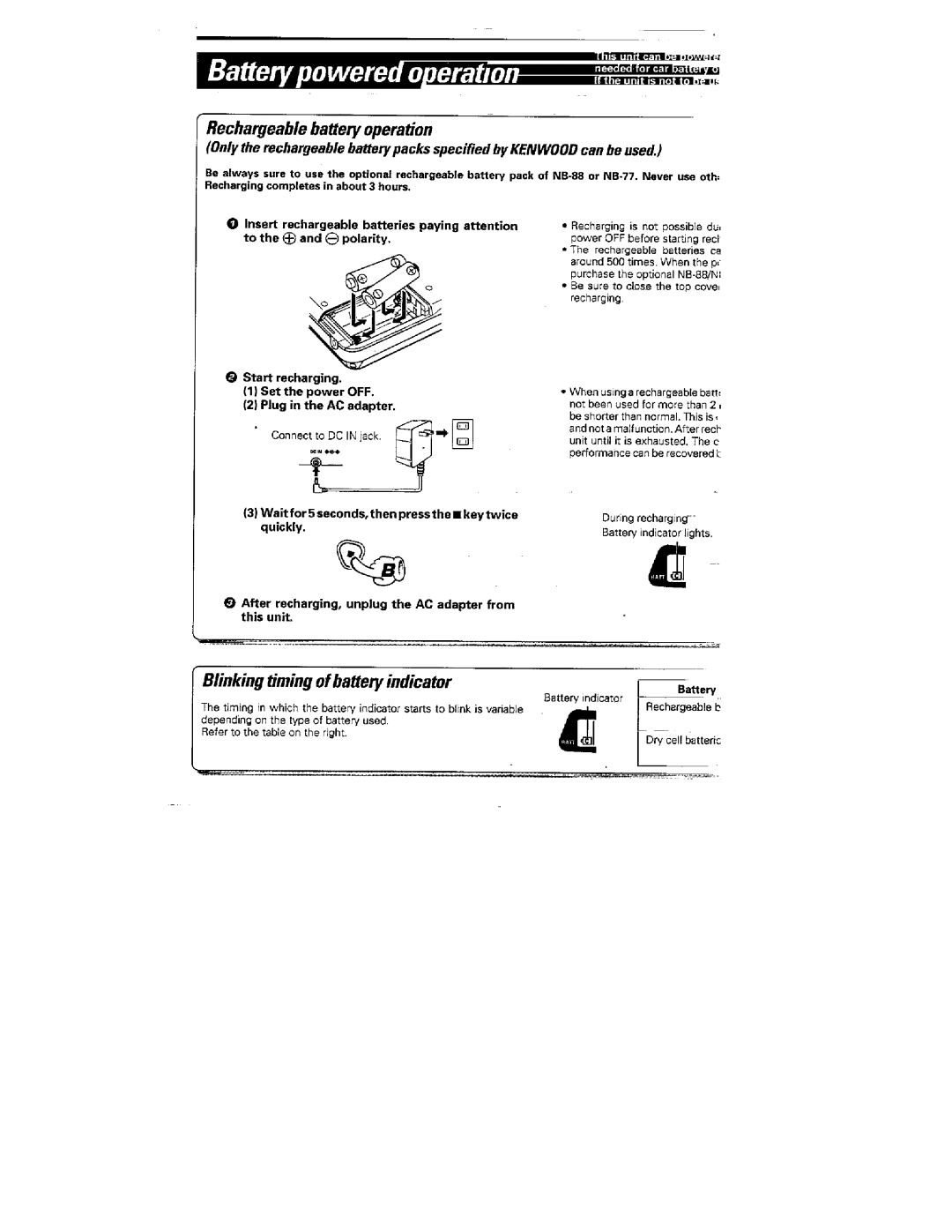 Kenwood DPC-661, DPC-561 manual 