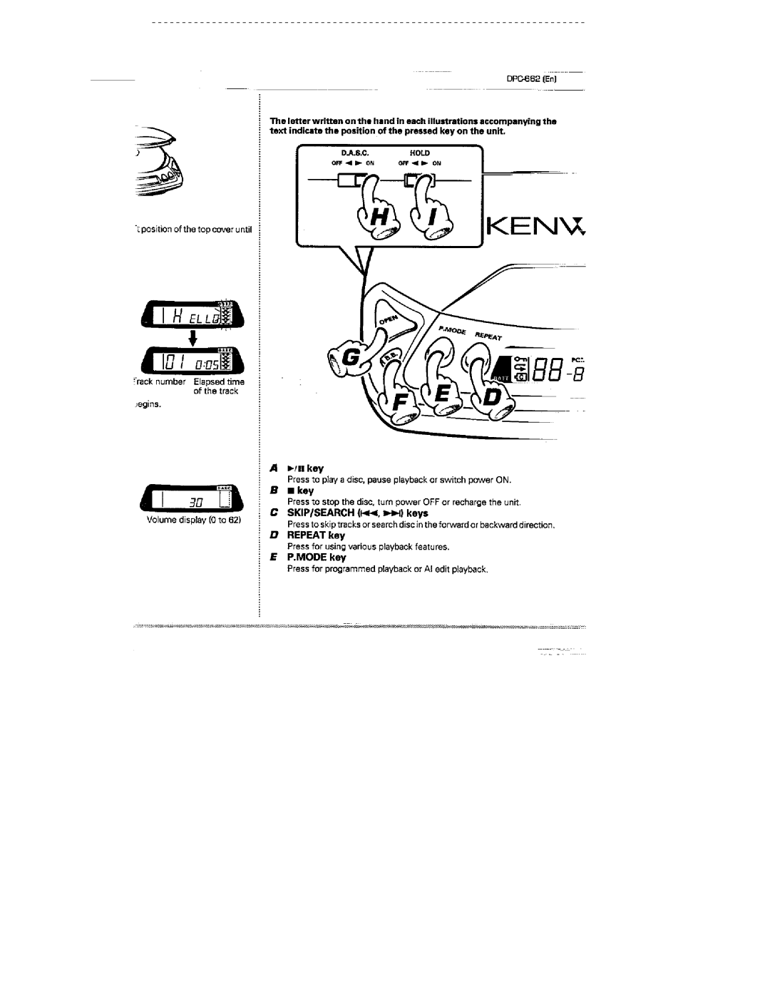 Kenwood DPC-662 manual 