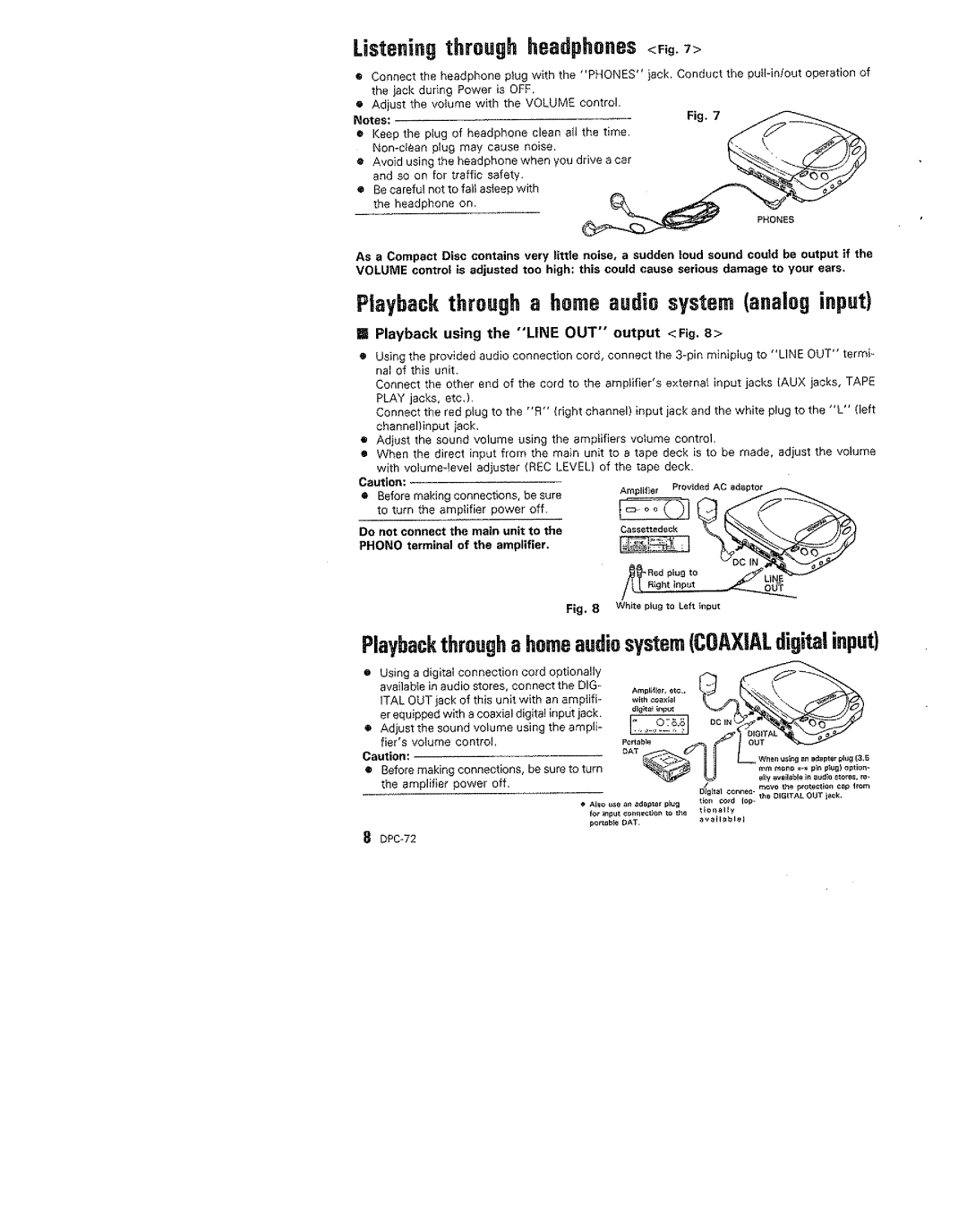 Kenwood DPC-72 manual 