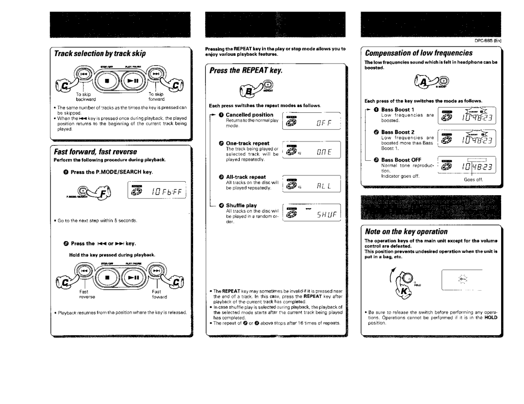 Kenwood DPC-885 manual 