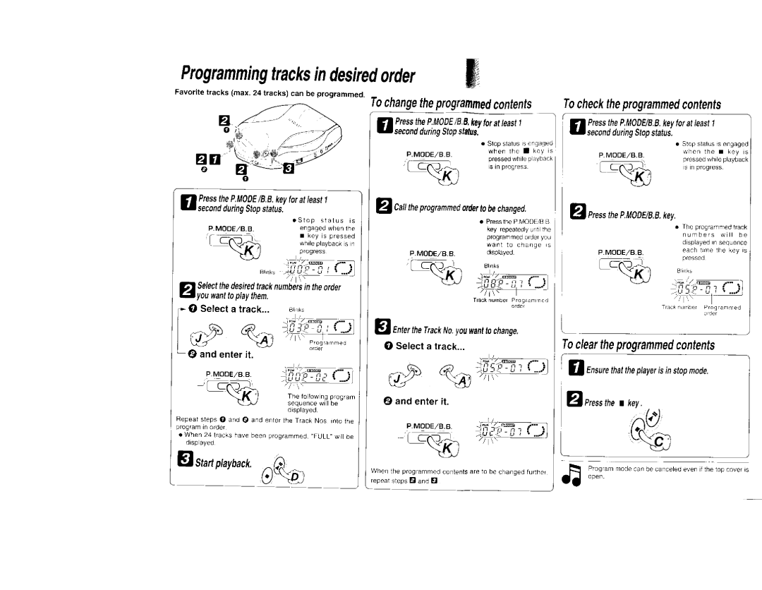 Kenwood DPC-X301, DPC-X602, DPC-X507 manual 