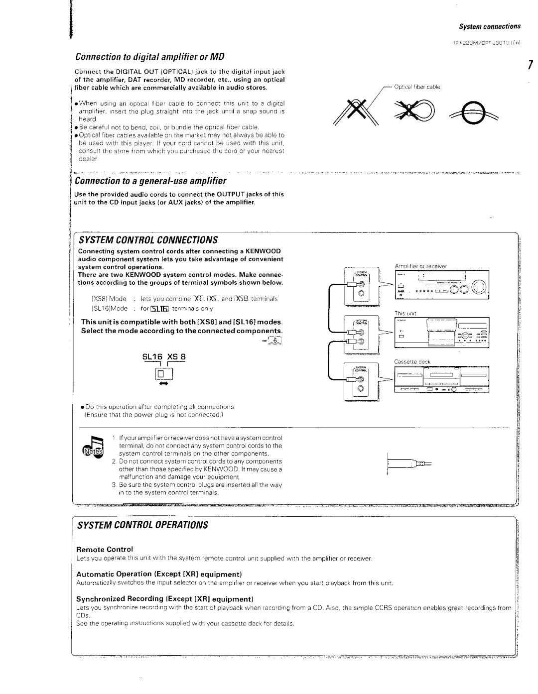 Kenwood 76, DPF-J3010, CD-223M, CD Player manual 