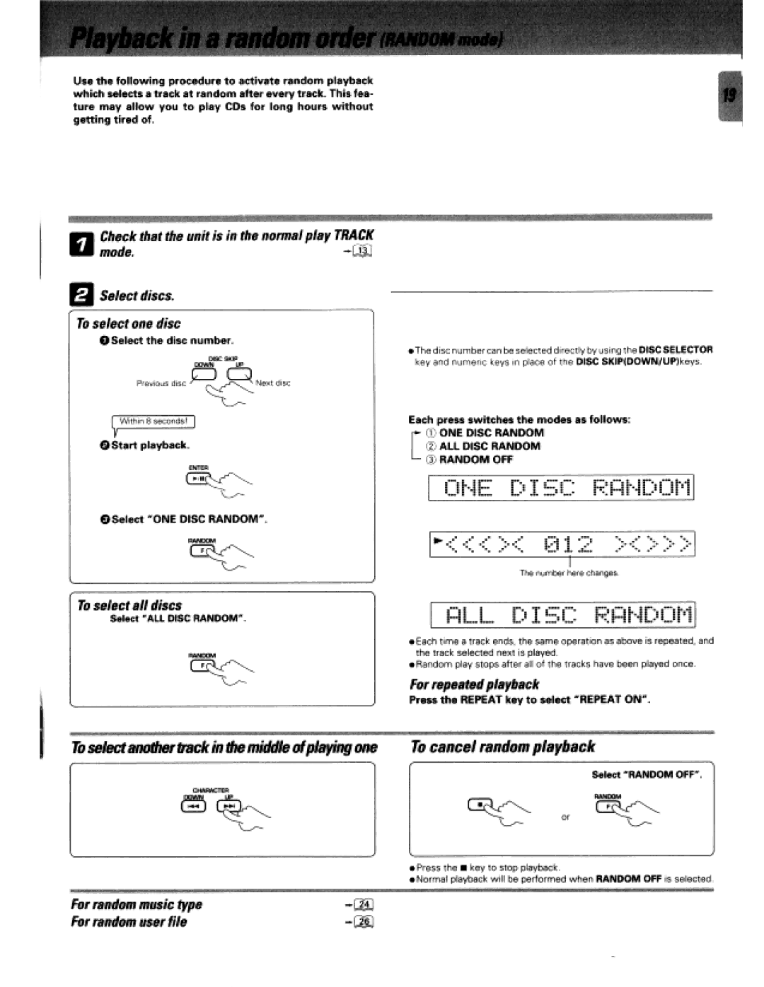 Kenwood CD-424M, DPF-J5030 manual 