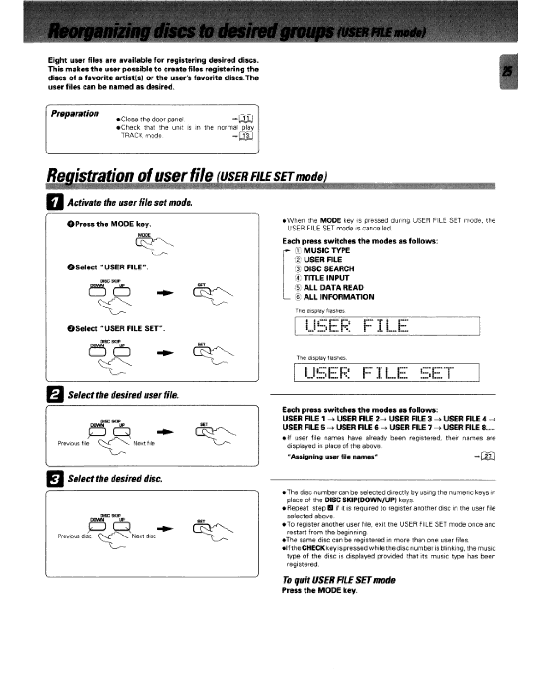 Kenwood CD-424M, DPF-J5030 manual 