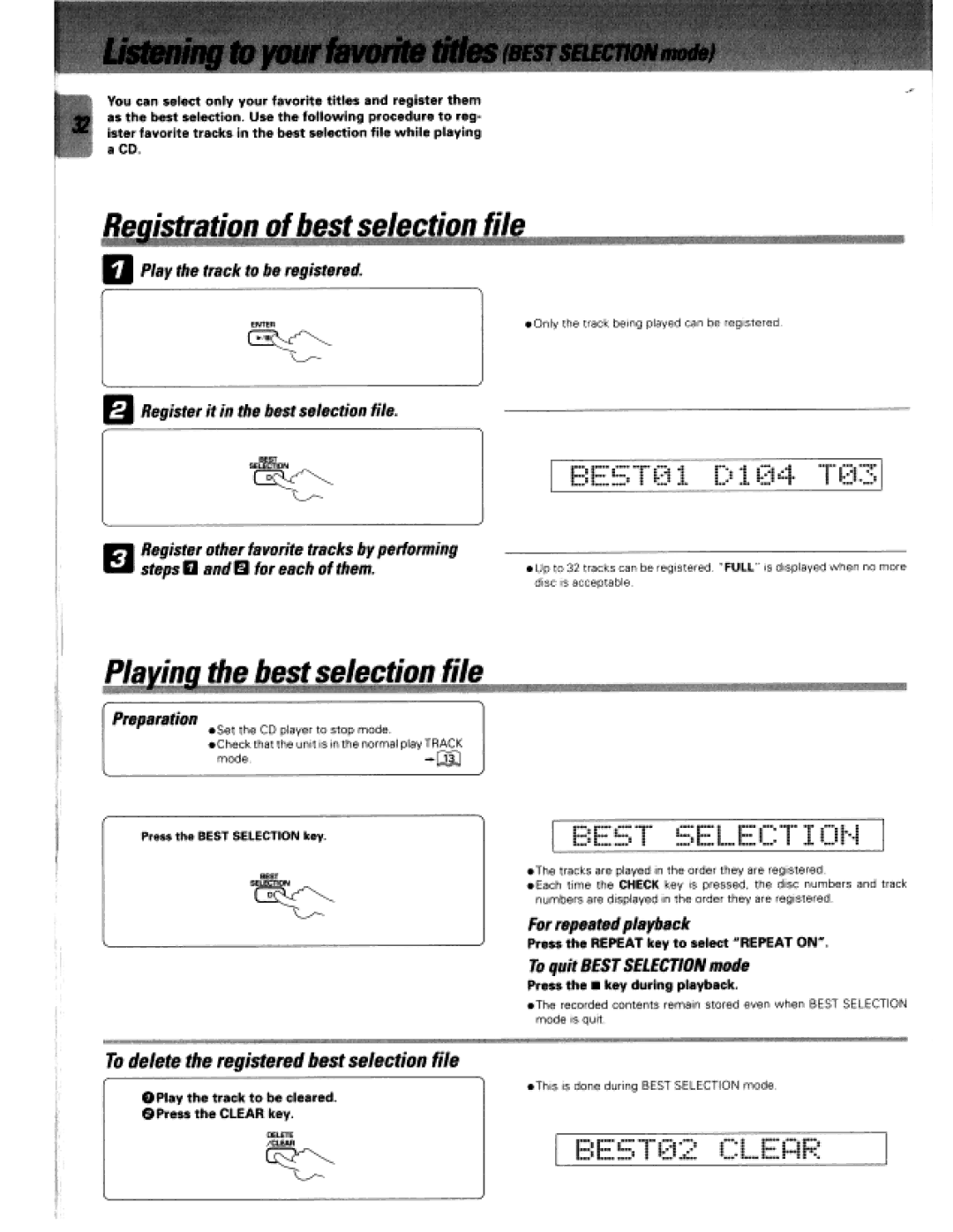 Kenwood DPF-J5030, CD-424M manual 